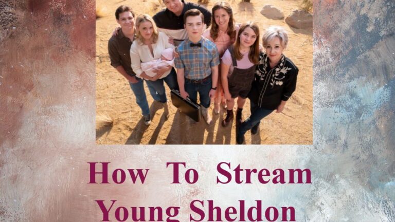 how to stream young sheldon